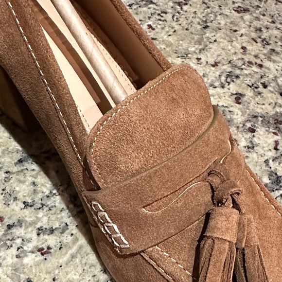 Boden Sol Block Heeled Penny Loafers - Picture 16 of 16